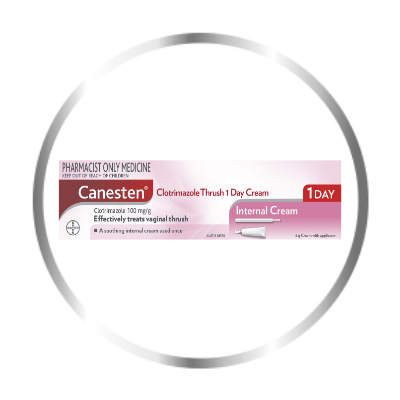 14. Canesten Thrush 1 Day Cream