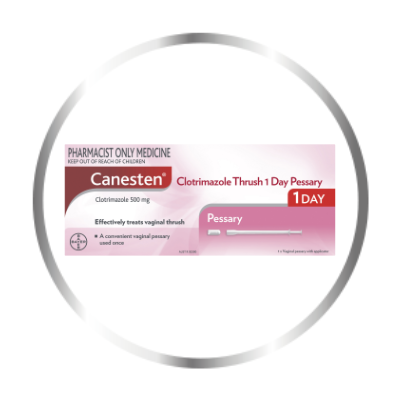 15. Canesten Thrush 1 Day Pessary