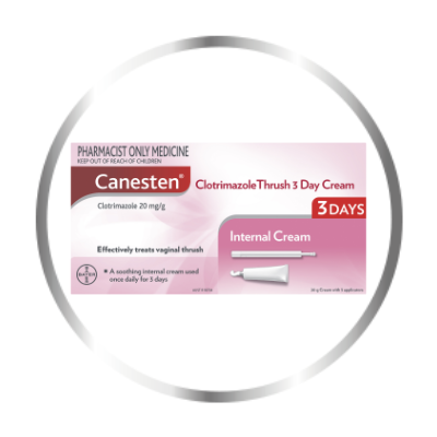 16. Canesten Thrush 3 Day Cream