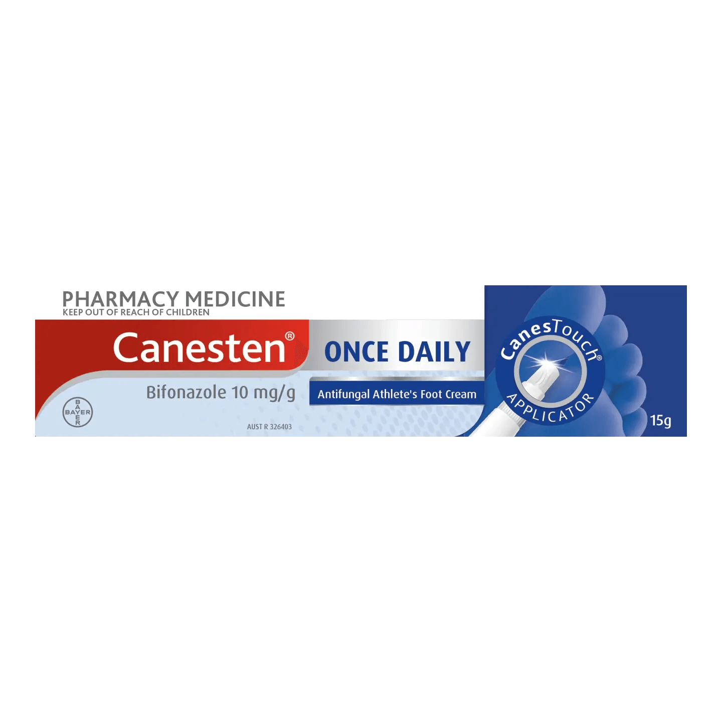 Canesten Once Daily Athlete's Foot Cream with CanesTouch® Applicator