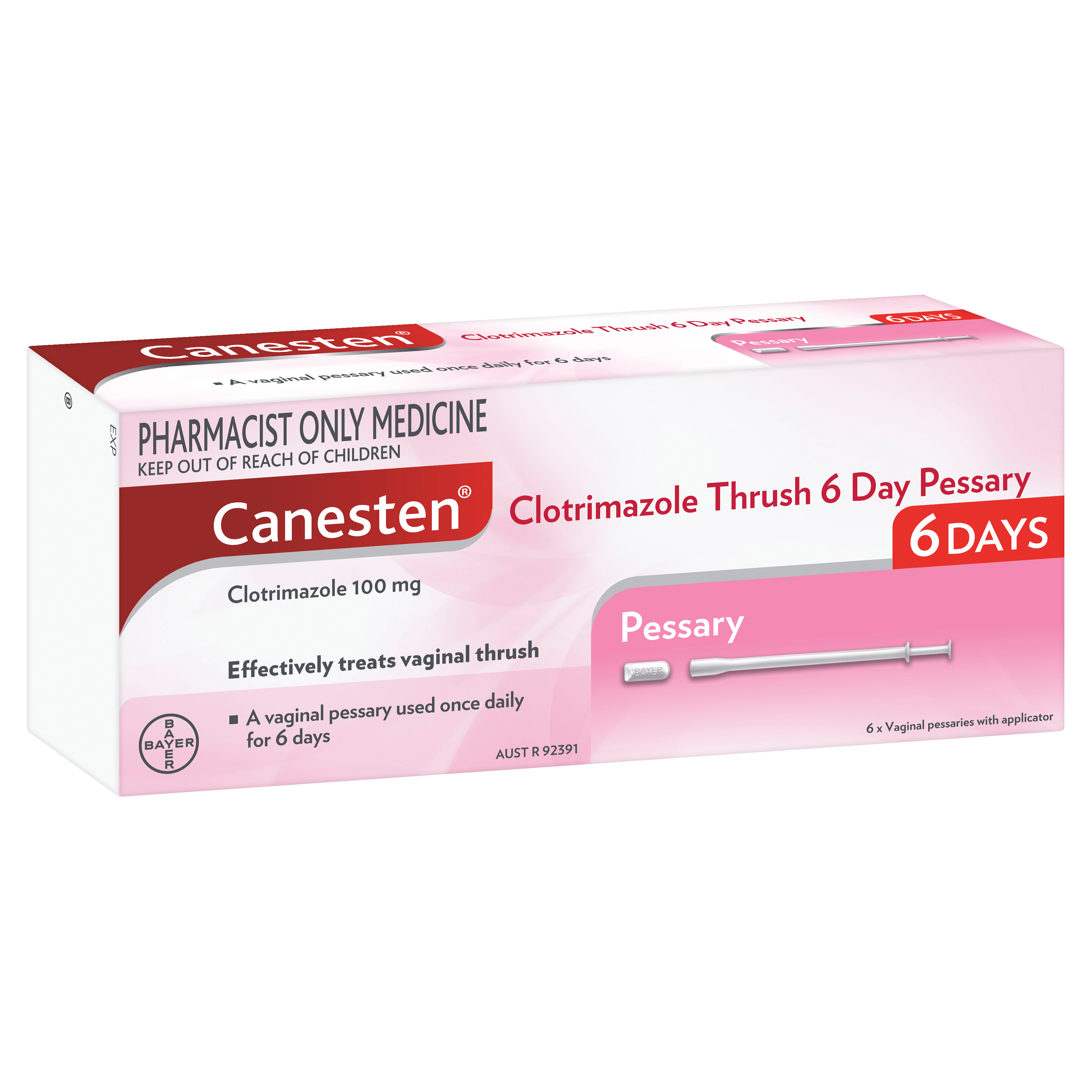 Canesten® 6 Day Pessary