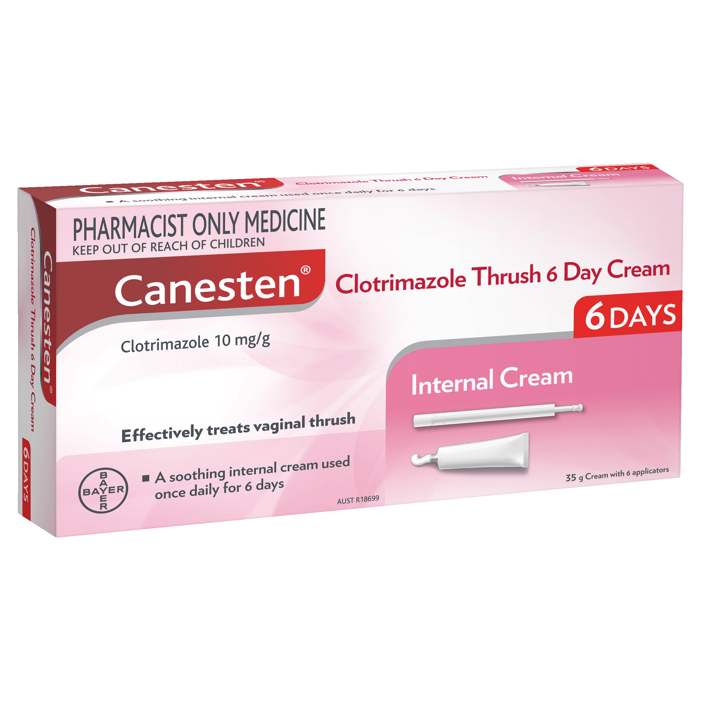 Canesten Clotrimazole Cream Full Prescribing Information, Dosage