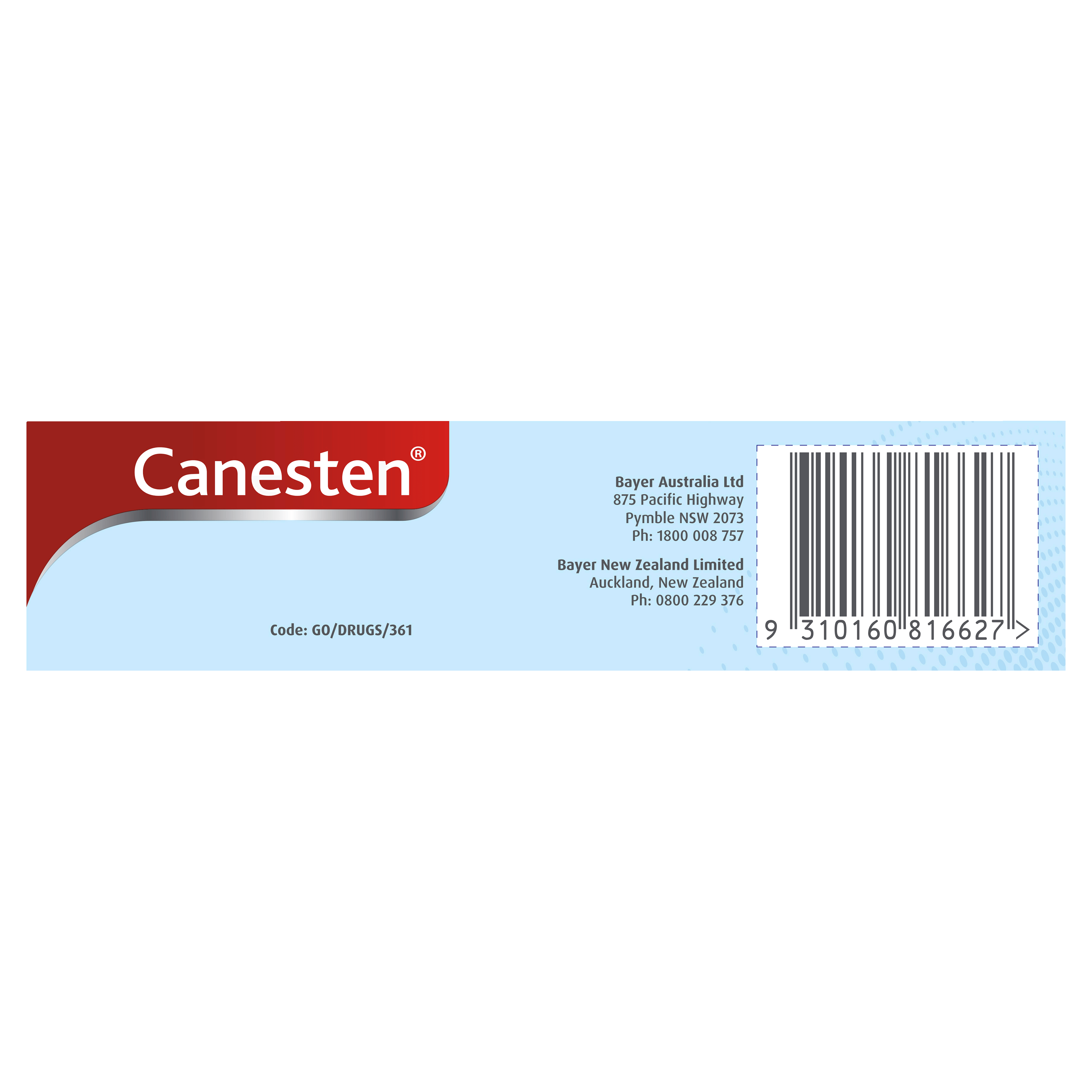 Canesten Anti-fungal Cream 20g