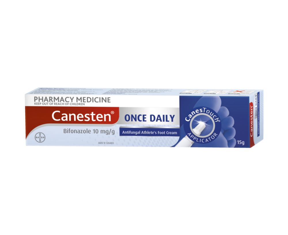 Canesten Once Daily Athlete's Foot Cream with CanesTouch® Applicator